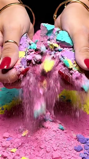 ASMR Color Explosion Crush 🌈 Satisfying Chalk Powder