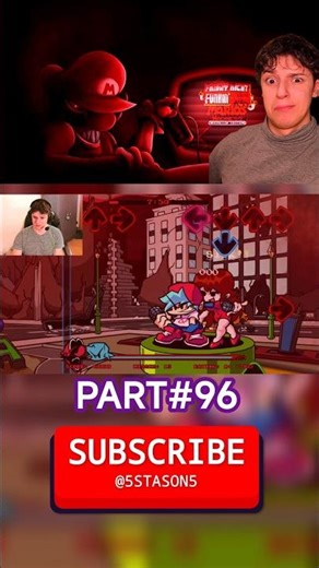 Friday Night Funkin’ VS Mario's Madness (PART 96) #shorts #fnfmod #fridaynightfunkin #stason