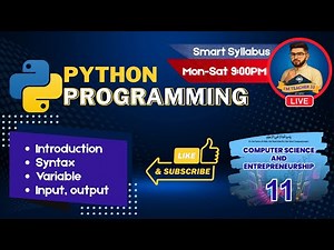 Python Programming Class 11 ICS PTB | Introduction, Syntax, Variables, Input Output | Chapter 2