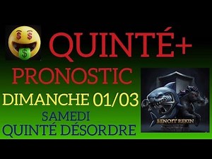 PMU QUINTE PREDICTION FOR SUNDAY, MARCH 1, 2026