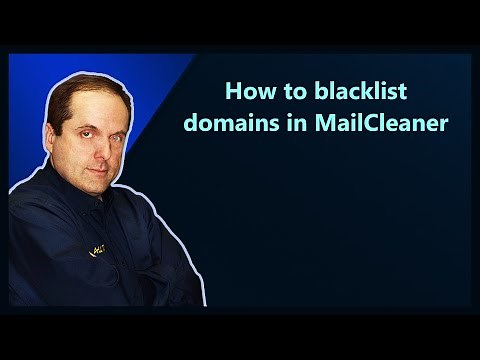 How to blacklist domains in MailCleaner