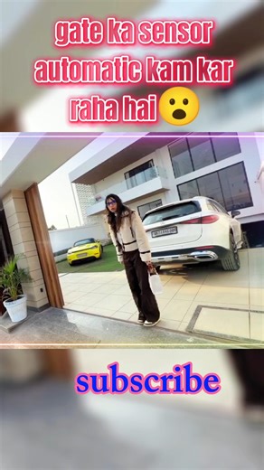 new ghar pe ke gate pe sensor automatic kam kar raha hai 😍 #shortvideo #viralreel #gate