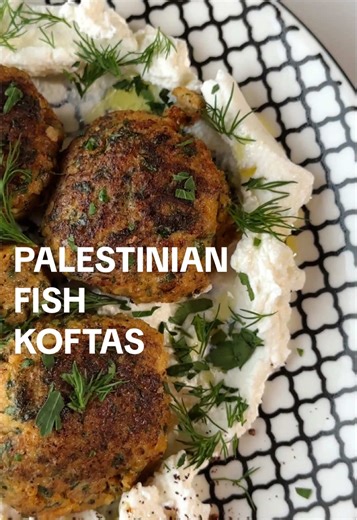 model chef (@nelnourish) - from the river to the sea 🌊 🇵🇸❤️ beautiful song by @nemahsis & recipe below 👇🏾 inspo @Kevin is Cooking 🤍 Ingredients - 7oz / 2 pieces of white fish fillet (cod, tilapia, or bream), finely chopped - 2 tbsp fresh parsley, finely chopped - 1 tbsp fresh dill, chopped - 2 small garlic clove, grated - 1/2 fine chop onion - 1tsp sumac - 1 tsp ground cumin - 1/2 tsp paprika - 1/2 tsp of ground coriander - Salt and black pepper, to taste - 2 tbsp fine breadcrumb - 1 egg -