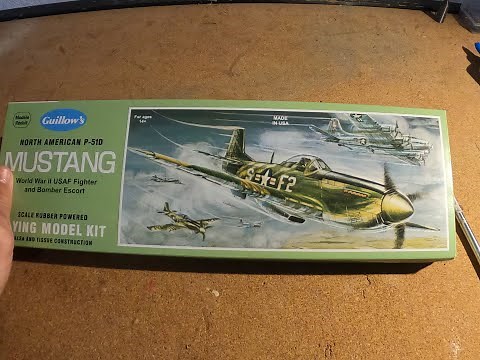 Guillows P51 Mustang BUILD PT.1