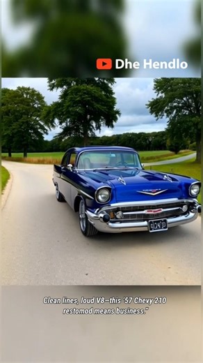 This 1957 Chevy 210 Restomod Hits Hard