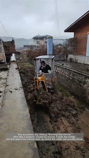 Ditch Doctor: Mini Excavator Cleanup