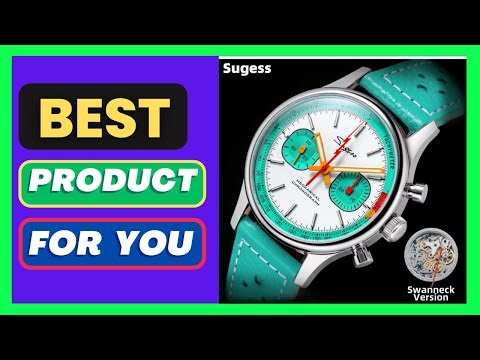 Sugess Chronograph Watch for Man ST19 Swanneck Movem