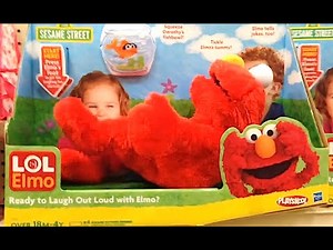 LOL ELMO Laughing Elmo Toy SESAME STREET TOY REVIEW