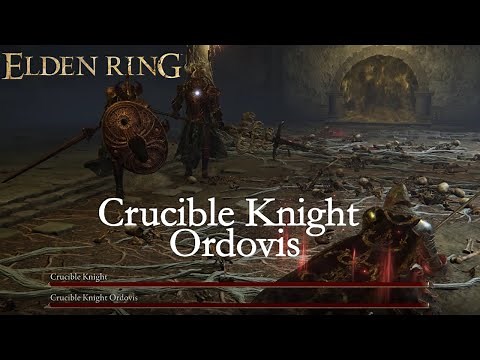 Crucible Knight and Crucible Knight Ordovis - Easy Boss Guide