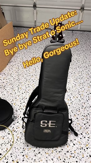Sunday Trade Update: by by Strat o Sonic! (I miss you already!). Hello, gorgeous! Lets get to 1K followers so we can give away “the nightmare”#fyp #guitar #des #1 #1k #giveaway #guitargiveaway @Cesar Gueikian @Jason Momoa @Positive Grid @PRS Guitars @Fender