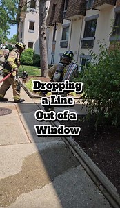 Dropping a Line Out of a Window. #truckcompany #enginecompany #RIT #firefighter #firetraining #fireman #nozzleforward #combatready #bombero #elkhartbrass #akronbrass #nozzleforward #fireattack #STIHL #rotarysaw #saw #akronbrass #elkhartbrass #nozzleman #forcibleentry #halliganbar #nyhook #truckwork #fairfaxfire | The Daily Fire Drill