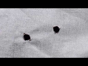 Teach yourself the magic stitch to repair intricate holes in your clothes without leaving any traces