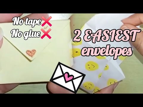 Learn in 55 secs ONLY how to make Envelopes💌