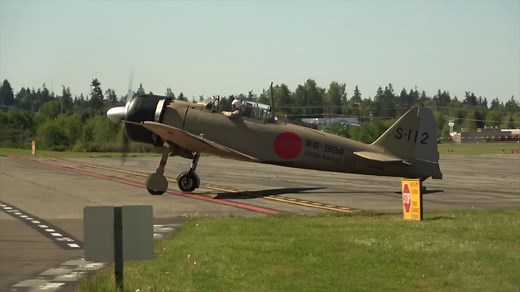 航空军事博物馆 三菱 A6M3 Model 32 零式 修复试飞