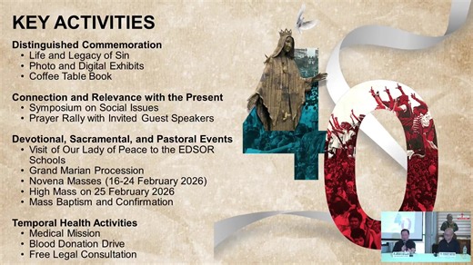 LIVE: Press Conference of the EDSA Shrine - National Shrine of Mary, Queen Of Peace, Our Lady of EDSA for the 40th People Power Anniversary - Celebrating Faith, Freedom and Peace. #EDSA40 #DZRV846 #RadyoVeritas #AngRadyoNgSimbahan | DZRV 846