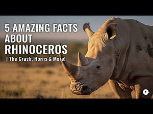 5 Amazing Facts About Rhinoceros 🦏 | The Crash, Horns & More!