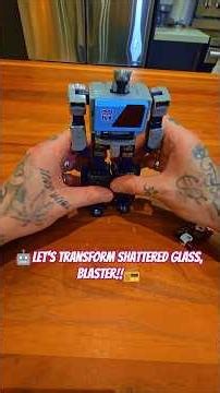 🤖ASMR🔧 TRANSFORMERS SHATTERED GLASS BLASTER📻 #shorts
