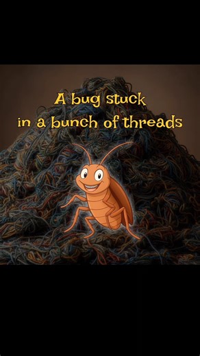 Try to find the cockroach !