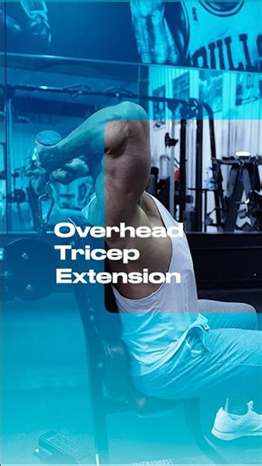 Seated Overhead Tricep Cable Extension