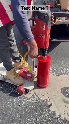 Hot Mix Asphalt | Core Cutting of Asphalt | Compaction test #asphaltmix #construction