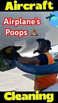 Where does the Aircraft’s Wastage Go? How an Aeroplane gets Cleaned? #cleaning
