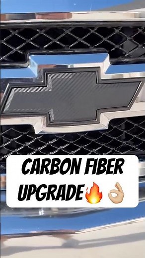 🔥 Easy DIY Carbon Fiber Chevy Bowtie Upgrade! (Son’s Truck)