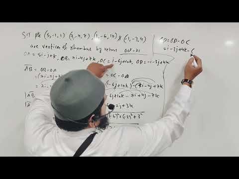 ⚡ Vectors Important Questions LAQ 9 Vertices of Rhombus with Solutions! | Class 11 CBSE.