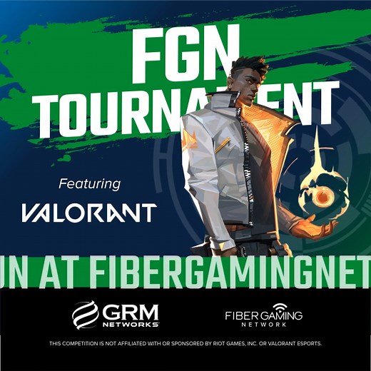 Valorant - Nov. 7 & 21 🎯 Gaming Tournament Alert! 🎯 Sharpen your aim and lock in your agents—Valorant is coming to the FGN battlefield on November 7th and 21st! Think fast, shoot faster, and dominate the spike sites. 👉 Gather your squad and register now at fibergamingnetwork.com! | GRM Networks