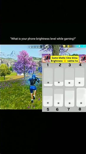 Your phone BRIGHTNESS level