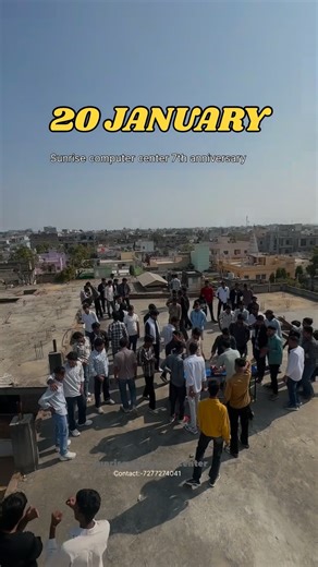 @roshanvlogs__ on Instagram: "Sunrise computer center losal 7th anniversary celebrate 🥳 . . . #anniversary #celebration #computer #losal #roshanvlogs"