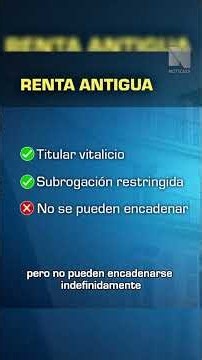 Renta antigua: ¿qué es y cómo funciona?