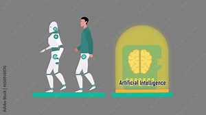 patient with prosthesis and AI robot