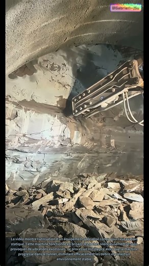 Réduire les vibrations : équipement d'excavation statique de tunnels
