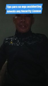 126K views · 4.5K reactions | Tips para sa mga accidenting nawalang Security license Security Life for me #fbreelsfypシ゚viralfbreelsfypシ゚viral | Security Life for me | Facebook