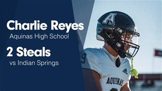 Charlie Reyes Game Report: vs Woodcrest Christian