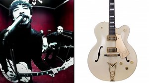 The Gretsch White Falcon Dave Grohl used in the Foo Fighters' Monkey Wrench video has sold at auction for over $53,000