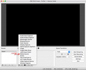 How to record a video using obs studio