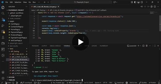 #playwright #apitesting #javascript #automationtesting #sdet #softwaretesting #testautomation | Mohammad Bahauddin