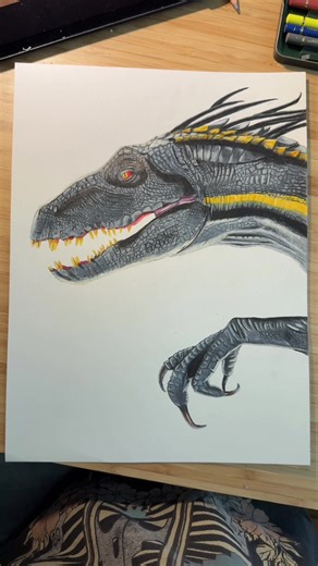 Indoraptor Drawing Technique for Jurassic World Fans