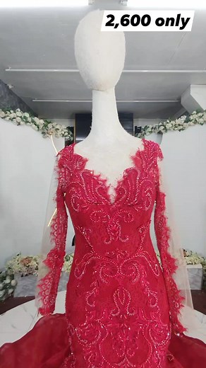 Red Mermaid Gown Small to medium 2,600 only❤️ | Gowns de Thailand
