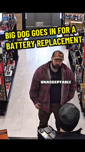This is what it looks like when a BIG DOG goes in for a car battery replacement. 😂 Real smooth. #caraudio #battery #bangin #caraudiosystem #autoparts