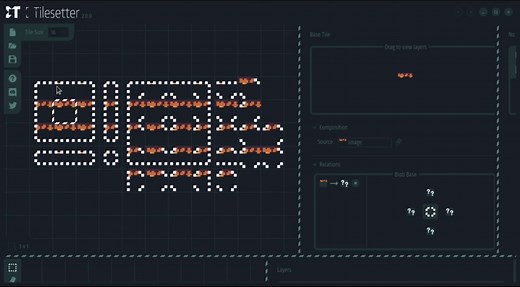 Figured out how to make a top down cliff tileset for Godot - so I made a quick demo