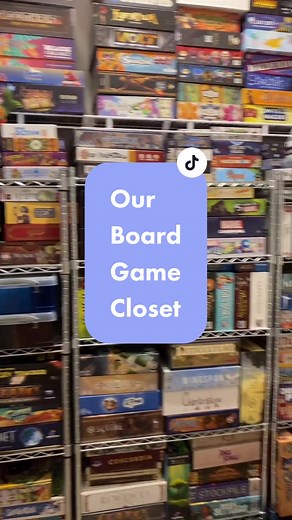 Reply to @aylablue6 Lets tour our board game closet! #boardgames #boardgamegeek #tabletopgames
