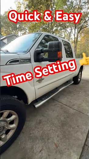 Fast & Easy: How to Set Clock on Ford Truck