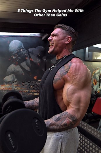 The benefits of going to the gym far exceed just making gains💪 #gymlife | Ross Dickerson