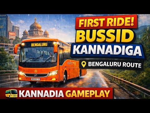 First Ride | BUSSID Kannadiga Gameplay | bussid Route 🚌