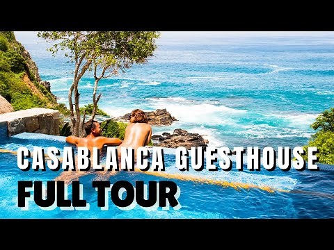 Clothing-Optional Paradise Stay in Mexico 🌴 Full Tour of Casablanca Guest House | Zipolite