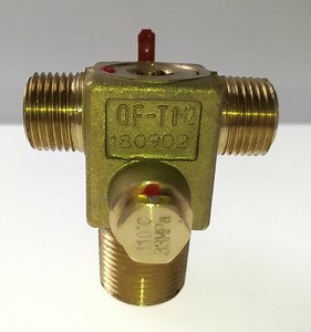 [Hot Item] Inlet 3/4-14ngt Outlet 2-M12*1 Thread Natural Gas Cylinder Valve