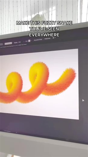 Fluffy Snake Tutorial in Adobe Illustrator