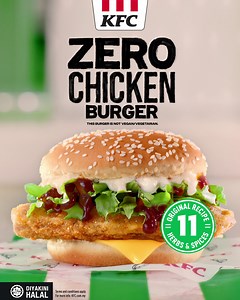 372K views · 15 reactions | Did we take the chicken outta KFC?! Yup. Original Recipe, zero chicken. Disclaimer: This burger isn’t vegan/vegetarian. | KFC | Facebook